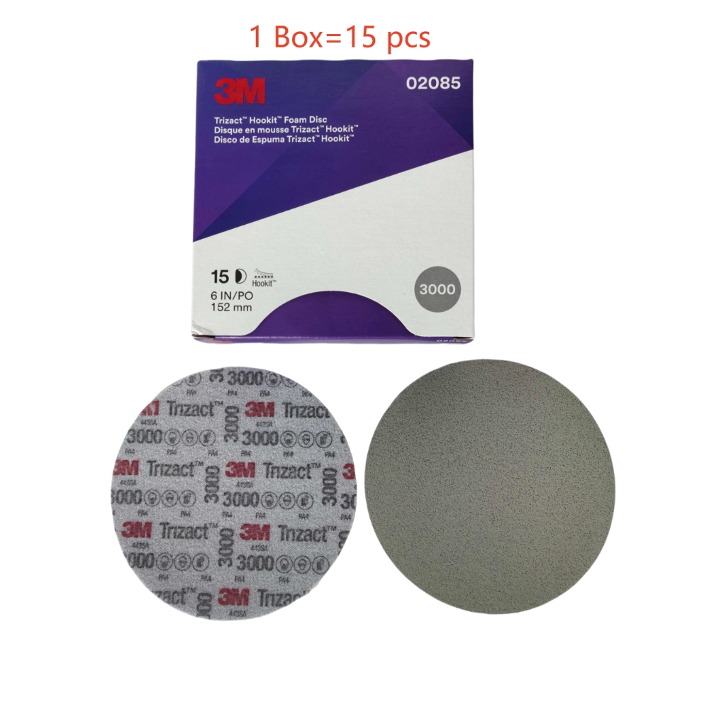 Dust Mask Construction - Trizact-02085 Pyramid Disc Sponge Sandpaper P3000