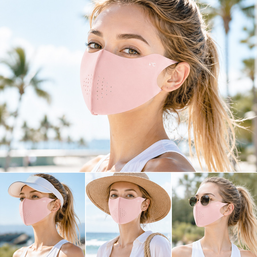 Cooling Summer Sun Mask Outdoo - مراجعة Sports Mask Breathable وسعره