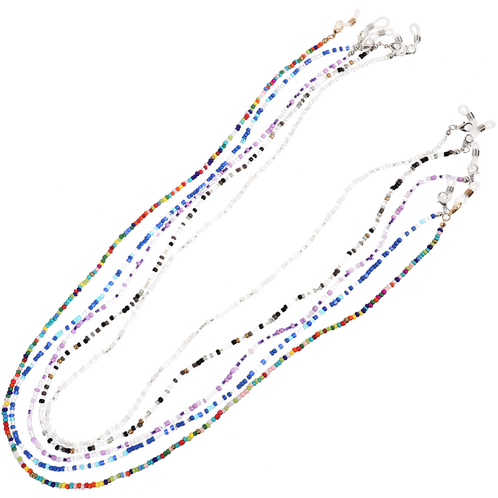 5Pcs Eyeglass Chains Beaded An - مراجعة Mask Chain Holder وسعره