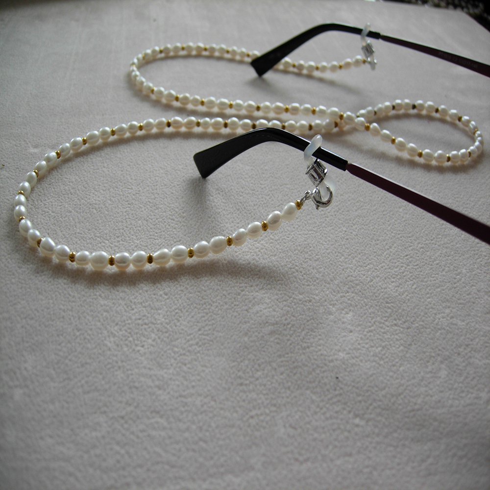 fashionable eyeglass beaded re - مراجعة Mask Chain Holder وسعره