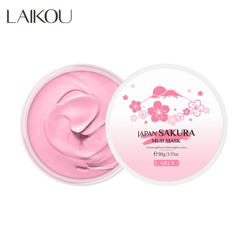 LAIKOU Sakura Clay Mask 25g/90 - مراجعة Dust Mask Construction وسعره