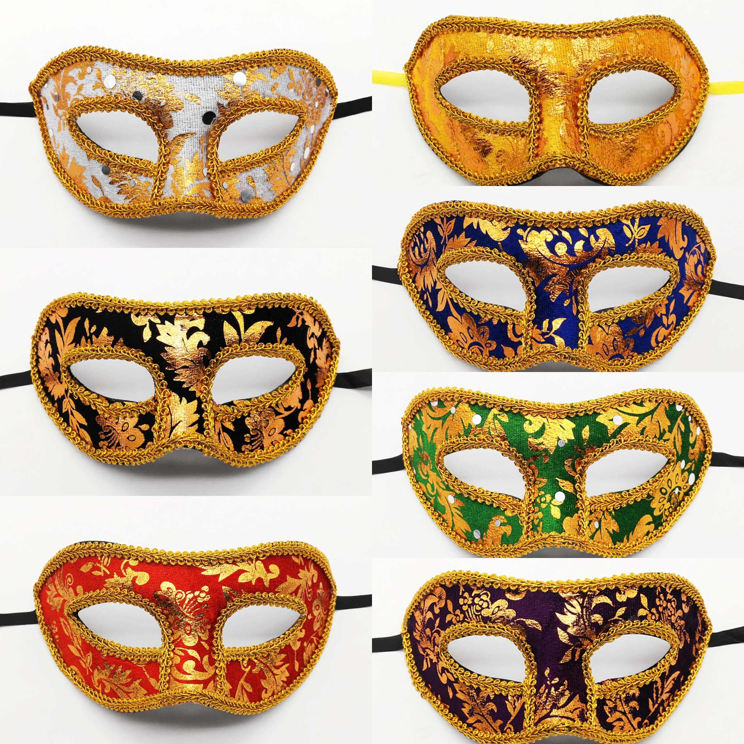 Men Mardi Gras Carnival Mask V - مراجعة Respirator Half Face وسعره
