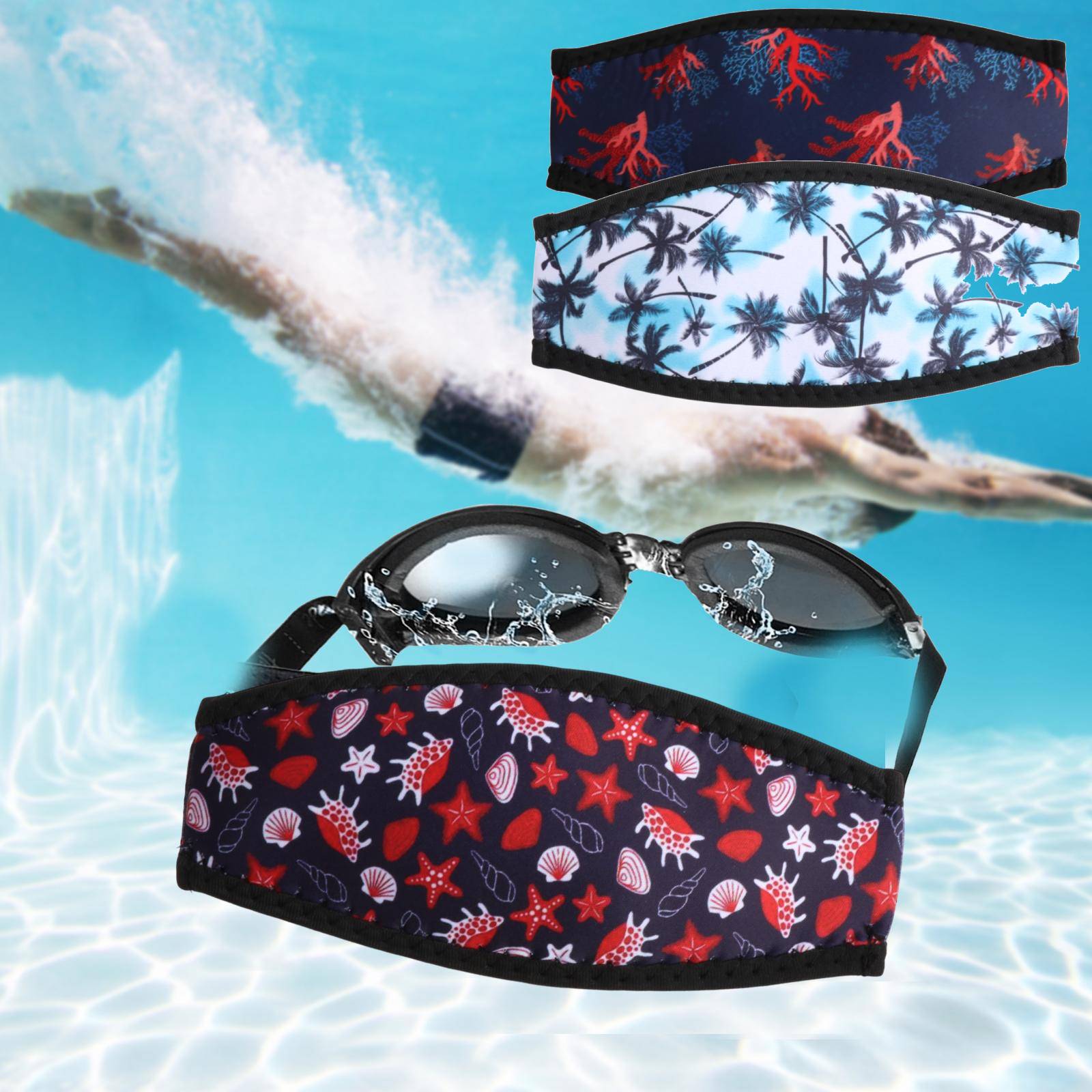Diving Strap Cover Mask Straps - مراجعة Mask Lanyard Adjustable وسعره