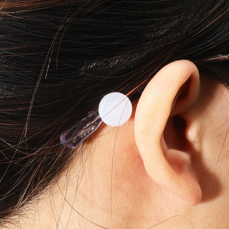 New Round Eyeglasses Mask Ear  - مراجعة Silicone Mask Bracket وسعره