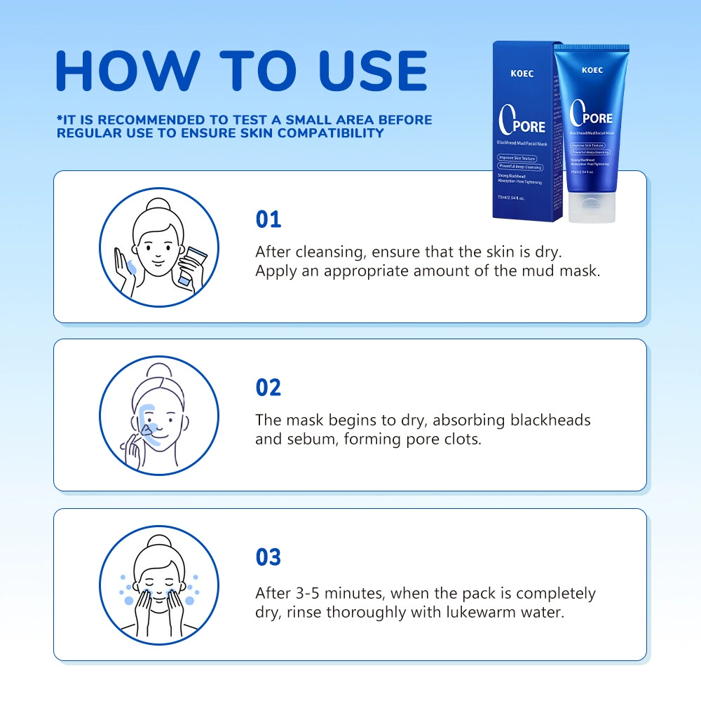 75ml KOEC Zero Pore Blackhead  - مراجعة Dust Mask Construction وسعره