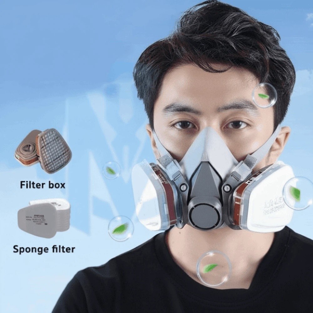 Reusable ‌Half-face Profession - مراجعة Respirator Half Face وسعره