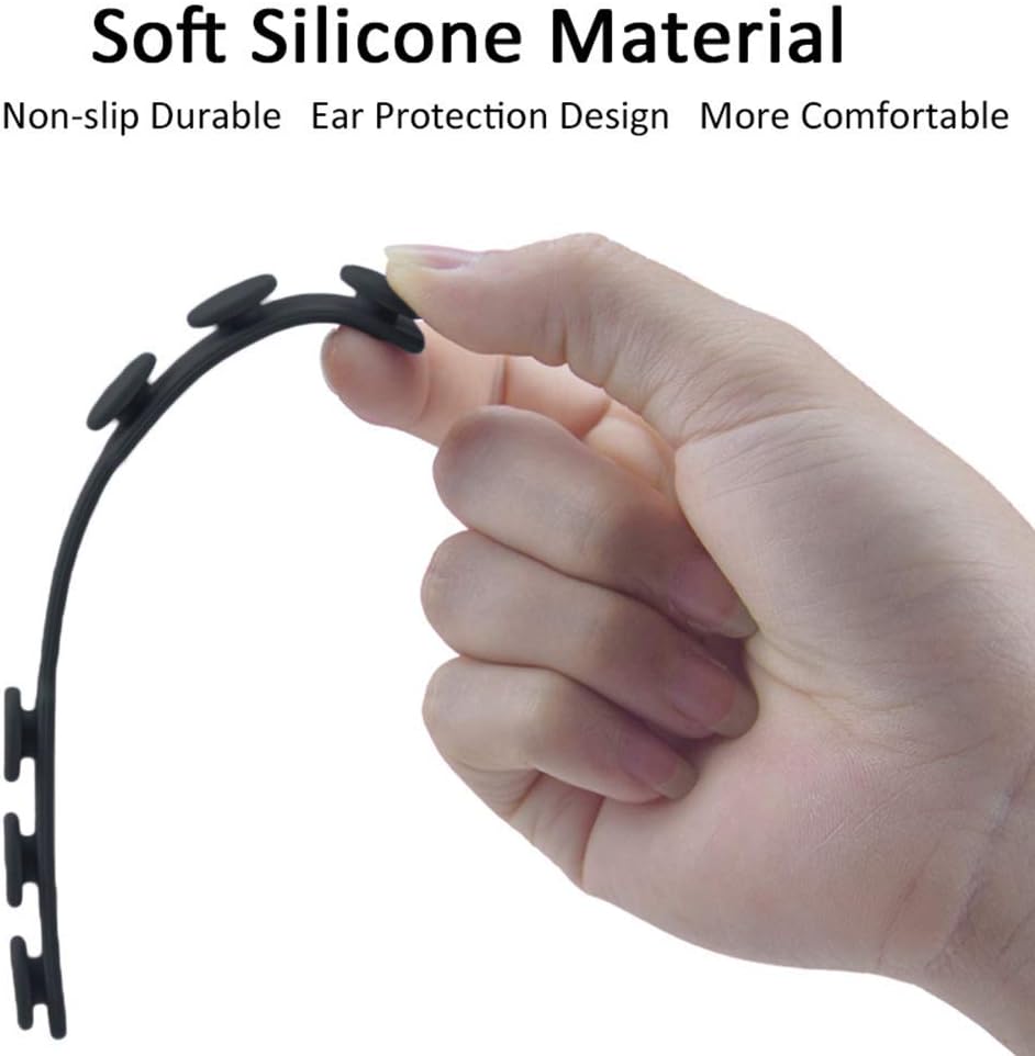 4 Pcs Silicone Ear Savers for  - مراجعة Mask Ear Saver Strap وسعره