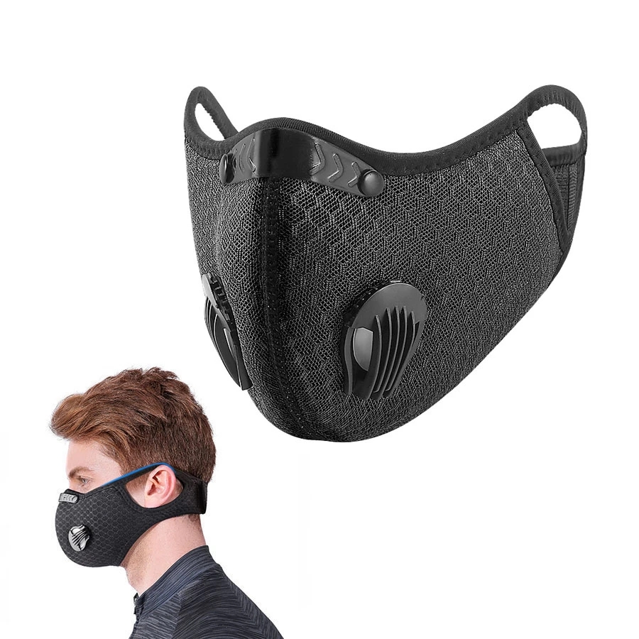 Cycling Face Mask with Filter  - مراجعة Anti Pollution Mask وسعره