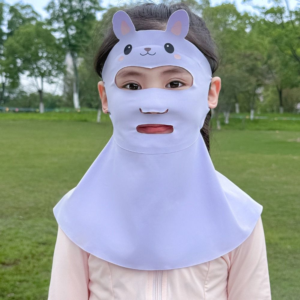 Rabbit Design Kids Sun Protect - مراجعة Kids Face Mask وسعره