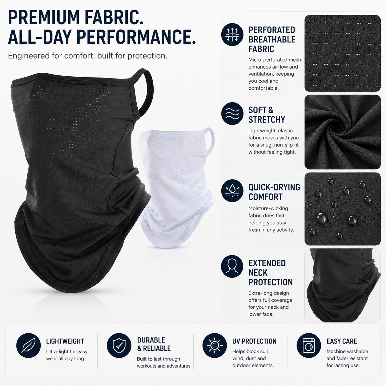 Breathable Quick-Dry Neck Gait - مراجعة Respirator Half Face وسعره