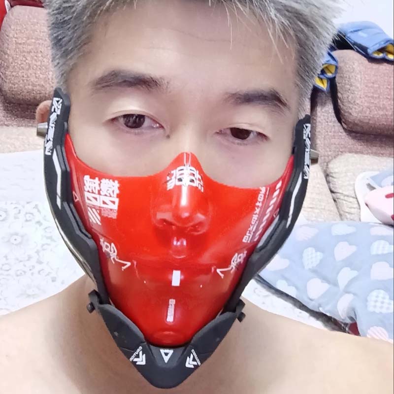 Cyber Punk Half Face Mask Mech - مراجعة Respirator Half Face وسعره