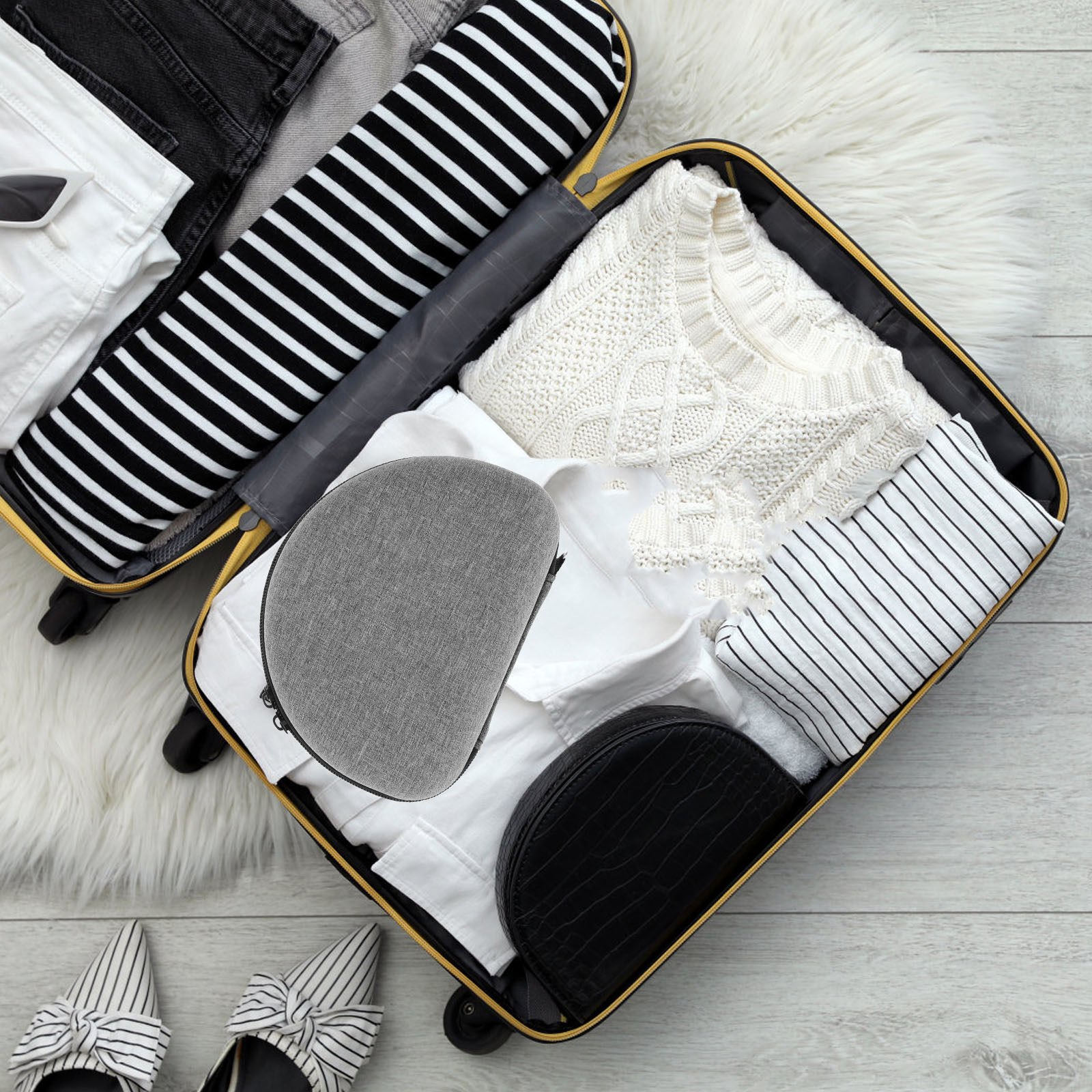 Carrying Case Hard Shell Prote - مراجعة Mask Case Hard Shell وسعره