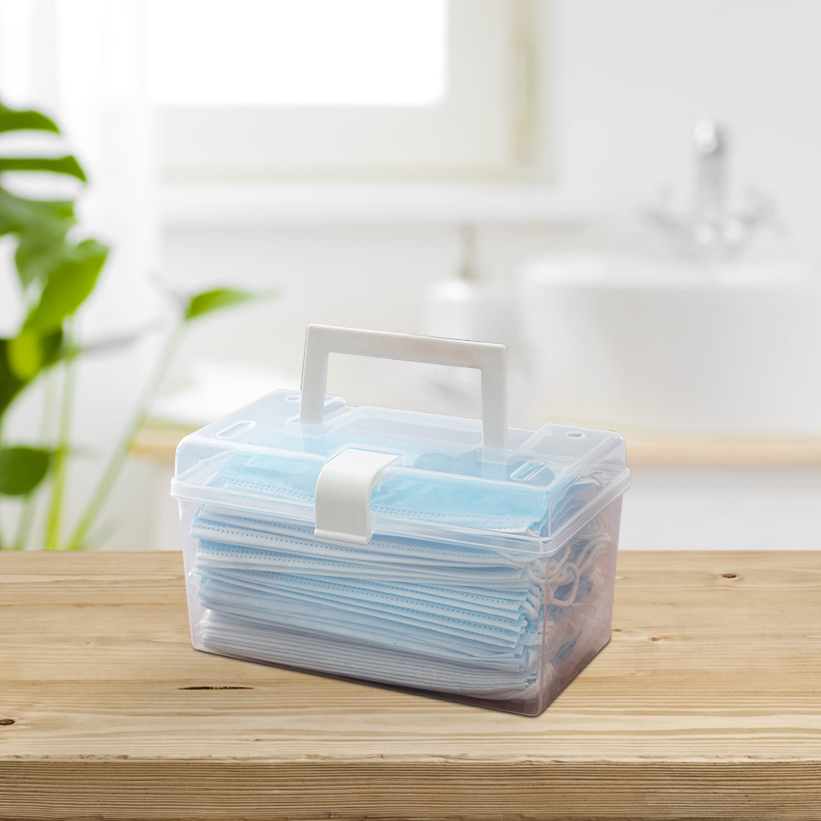 1Pcs Dustproof Mask Storage Bo - مراجعة Face Mask Storage Box وسعره