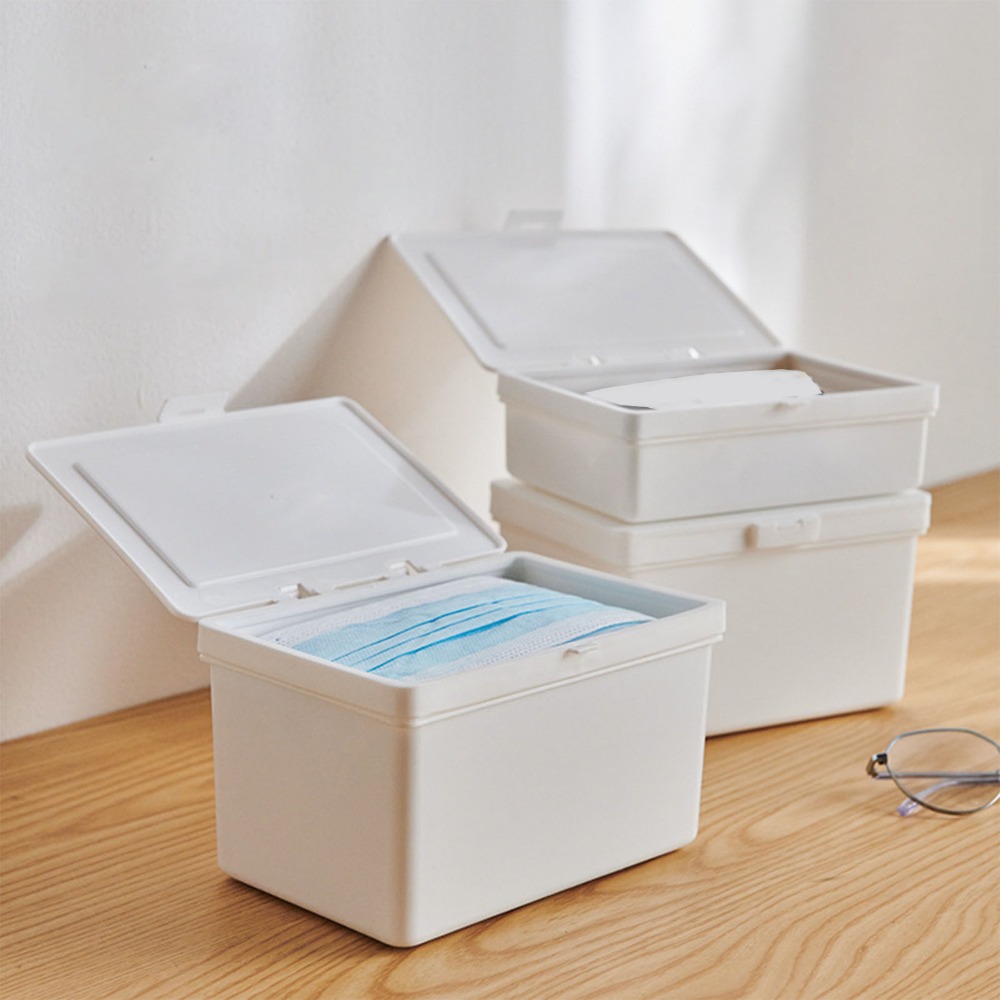 Large Capacity Face Cover Disp - مراجعة Face Mask Storage Box وسعره