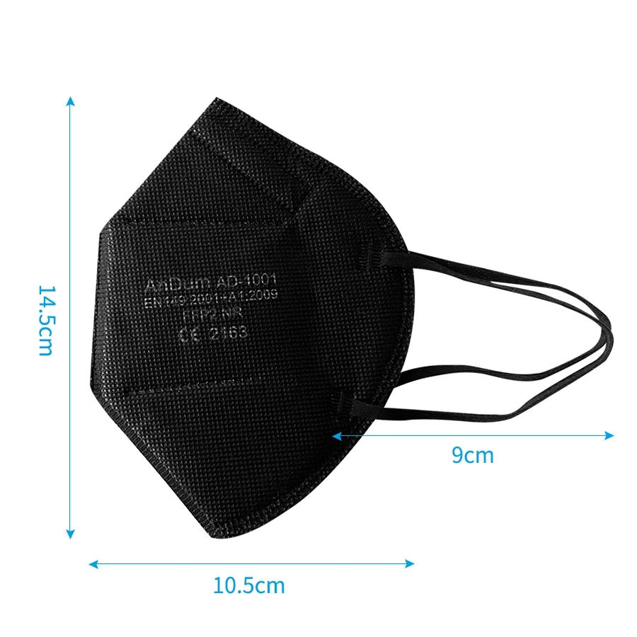 10PCS FFP2 Mask CE Approved Fi - مراجعة Anti Pollution Mask وسعره
