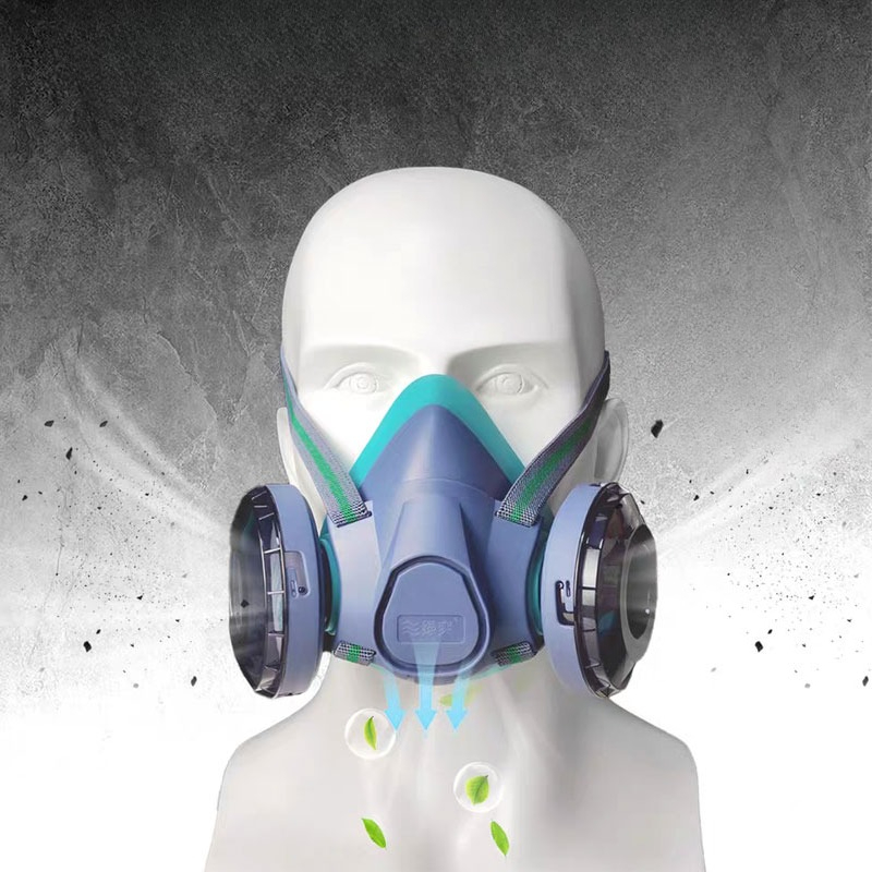 Dual Filter Silicone Half Face - مراجعة Respirator Half Face وسعره