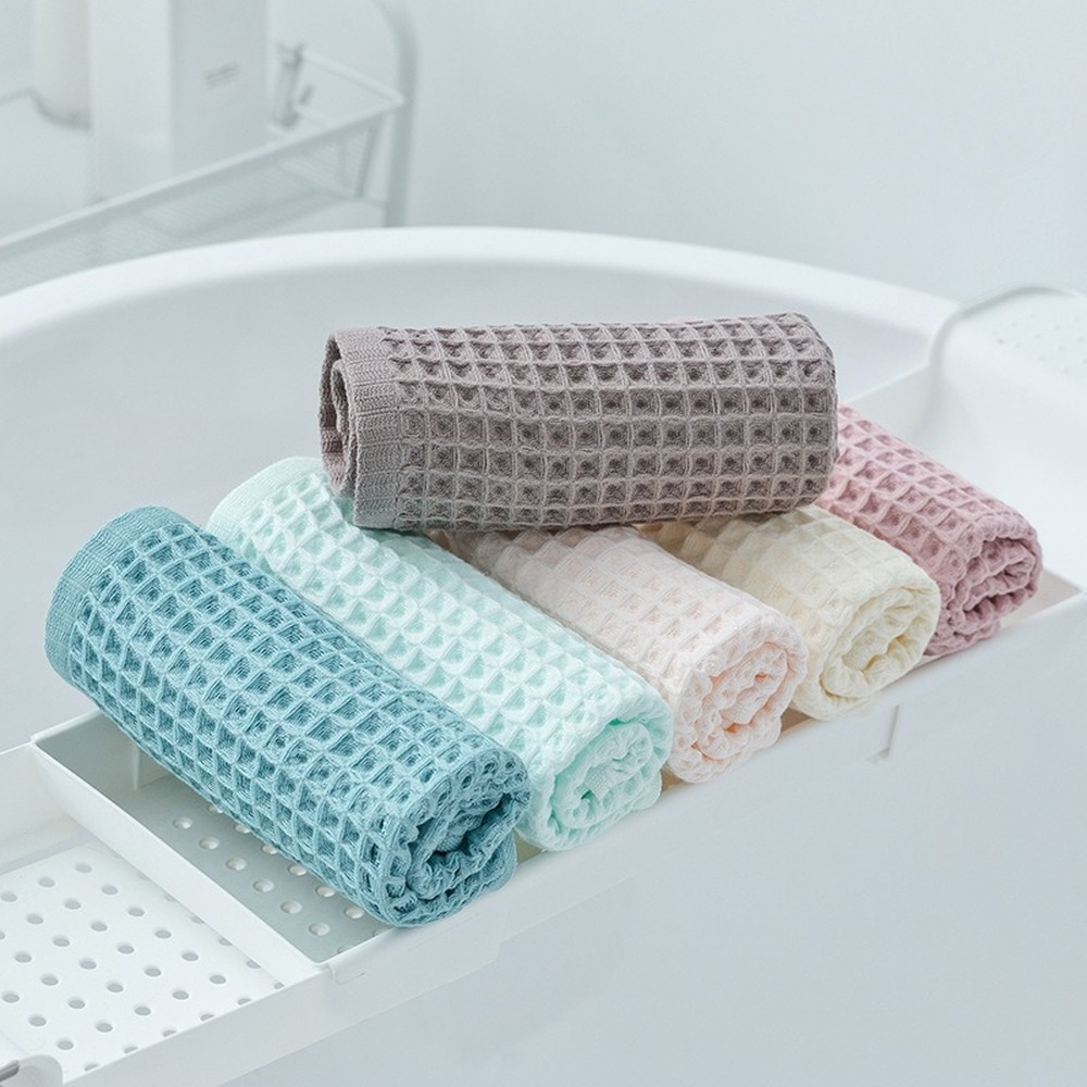 1Pcs Waffle Soft Face Towels f - مراجعة Cloth Face Mask Washable وسعره