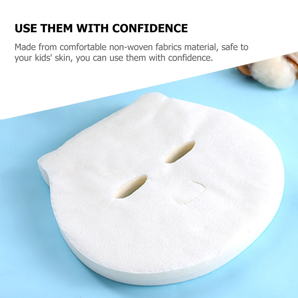 100pcs Baby Mask Paper Facial  - مراجعة Kids Face Mask وسعره