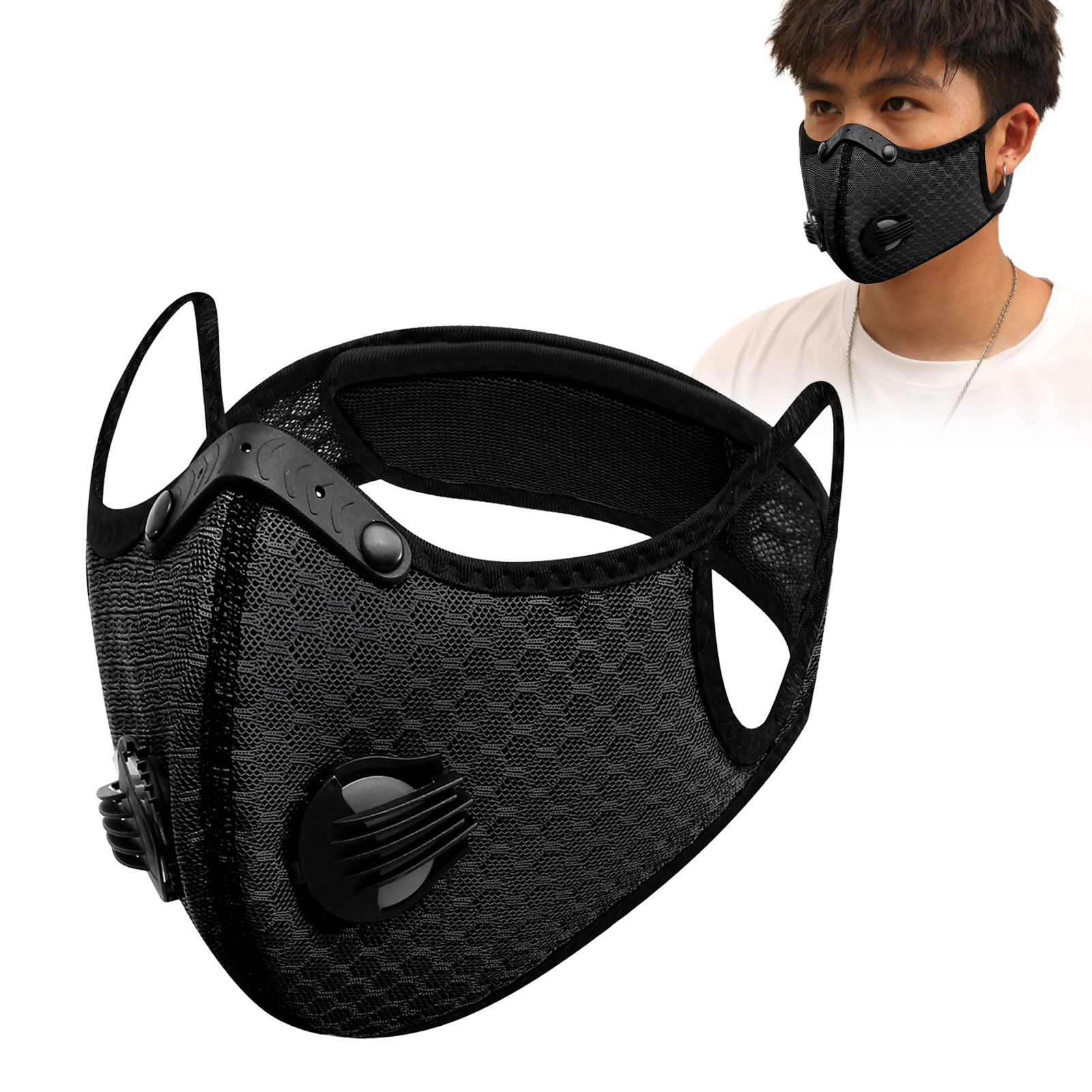 Unisex Windproof Riding Mask A - مراجعة Anti Pollution Mask وسعره