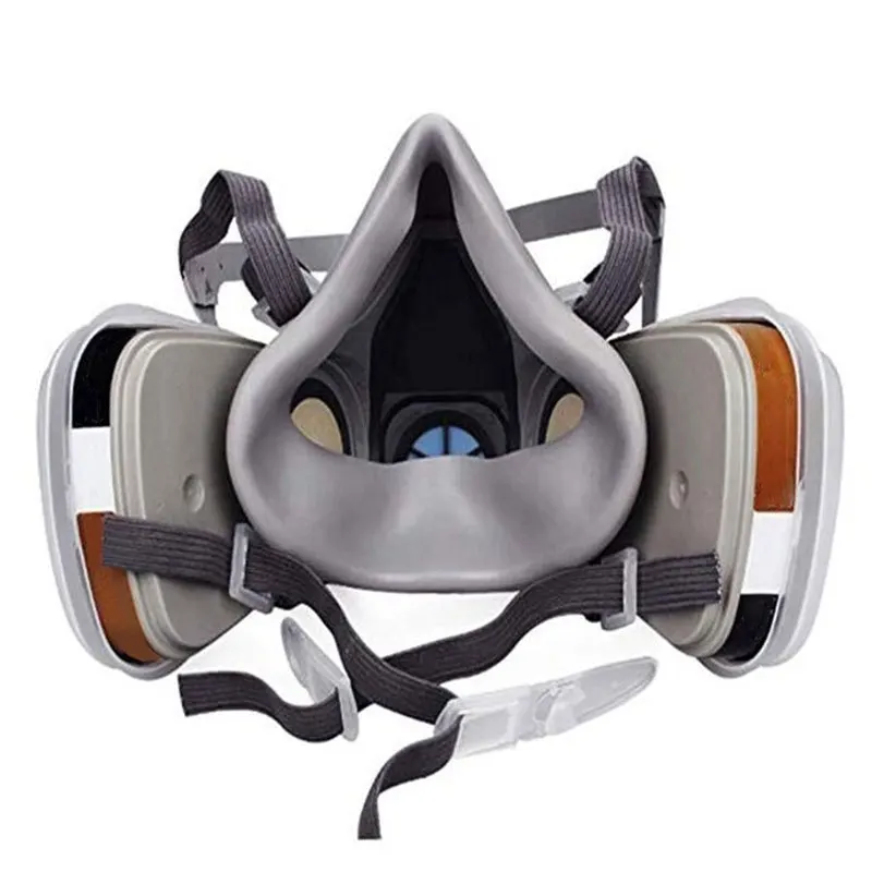 6200 7 in1 Gas Mask Gas-Proof  - مراجعة Respirator Half Face وسعره