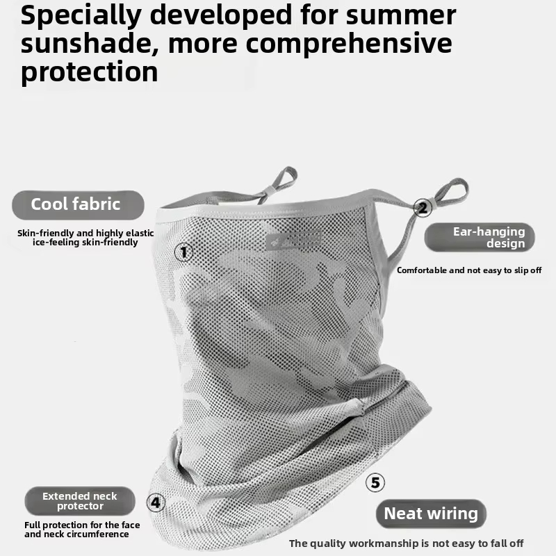 Cycling Mask Anti-UV Sunscreen - مراجعة Sports Mask Breathable وسعره