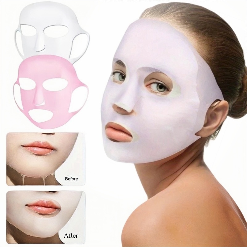 1/2PCS 3D Reusable Wrinkle Smo - مراجعة Silicone Mask Bracket وسعره