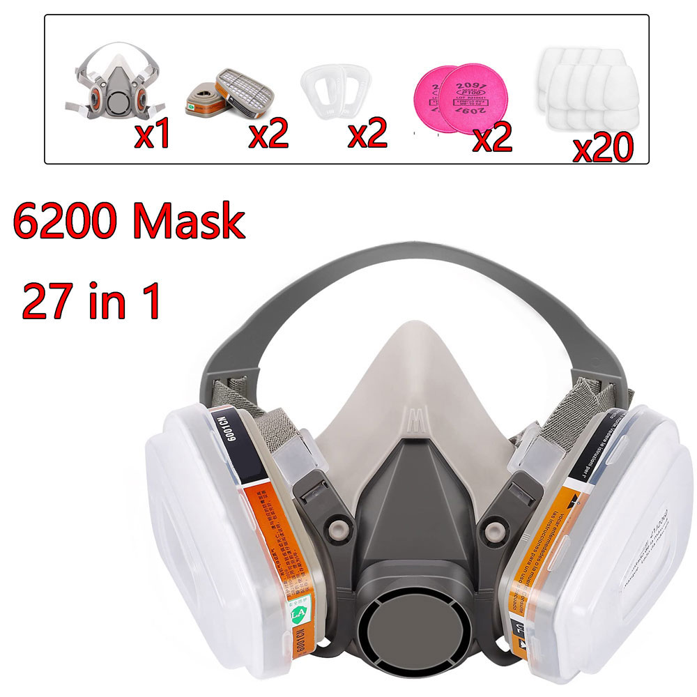 Gas Mask 6200 Set Vehicle Pain - مراجعة Face Mask Storage Box وسعره